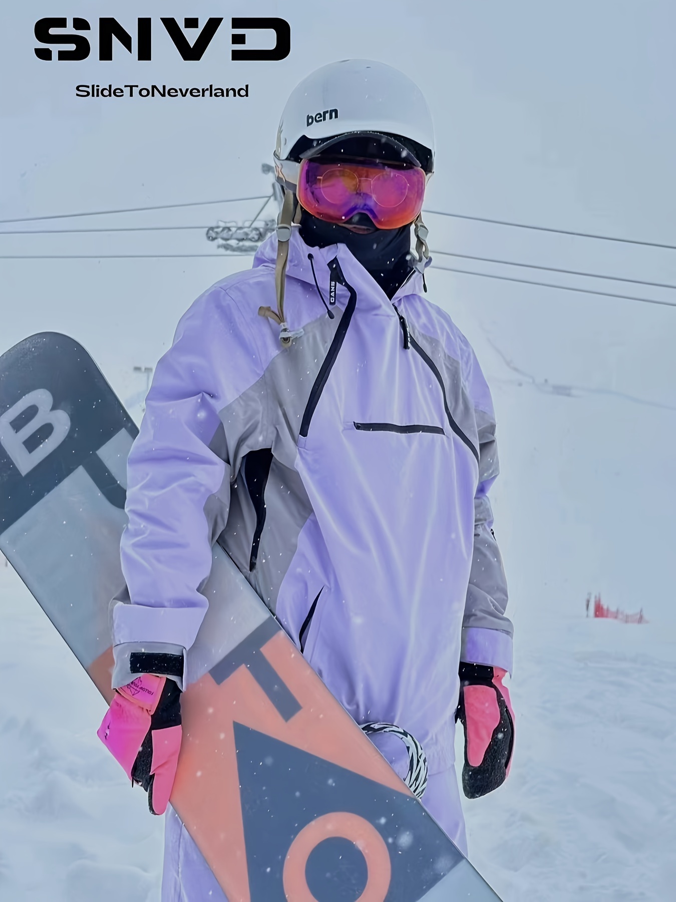 Snow Clothes Women New Waterproof Windproof Ski Snowboarding Men Warm  Jacket Snow Wear Oversize Loose Outfits