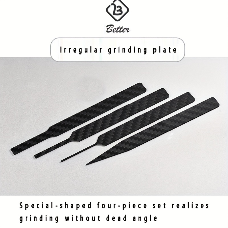 Beta Carbon Fiber Contoured Sanding Plate, Military Model Sanding Stick, Model Making Tool, Effortless Sanding Of Model Hard-to-reach Areas