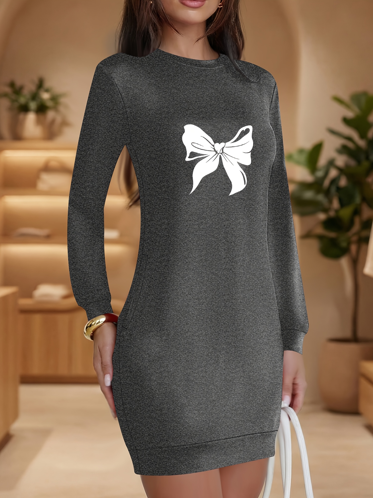womens casual dresses with pockets - Bahrain