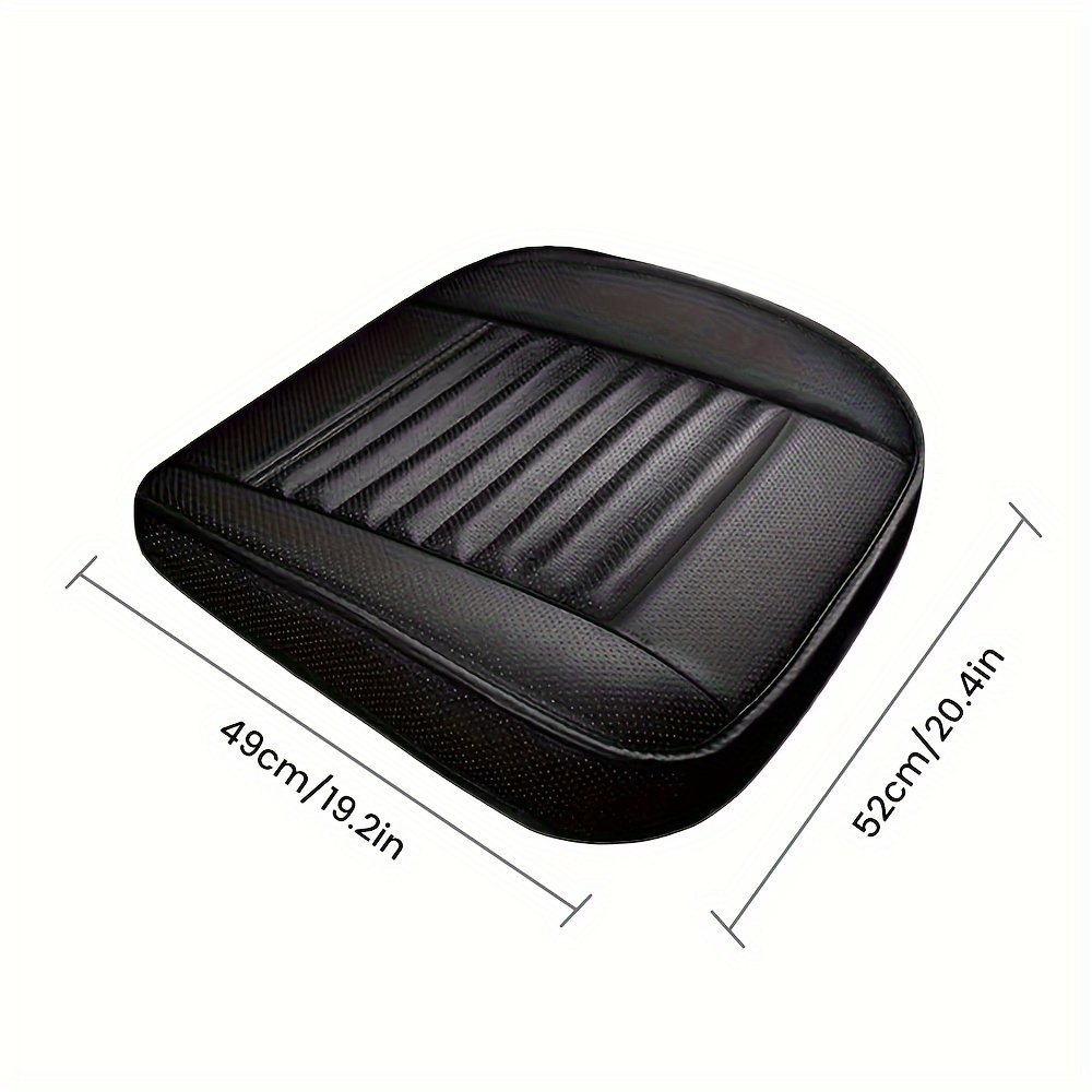 TEMU Leather Car Seat Cushion Car Seat Protector For Most Vehicles - All Season