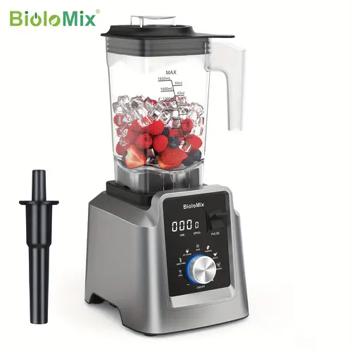 digital automatic program professional commercial blender mixer juicer food processor ice smoothies fruit with 2l jar