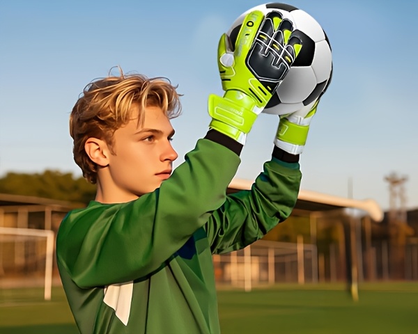 Adult goalkeeper gloves, goal keeper gloves, super grip, injury prevention, breathable football gloves.
