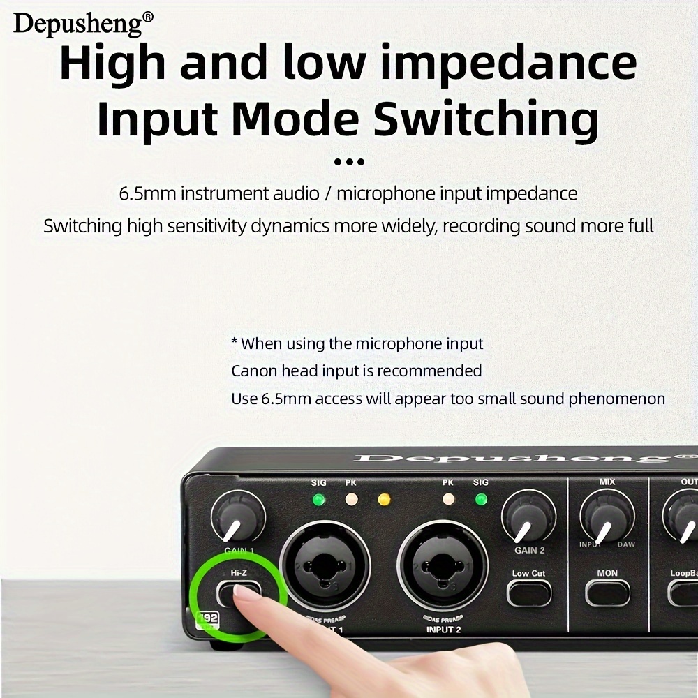 usb audio interface microphone 24bit/96khz - Temu