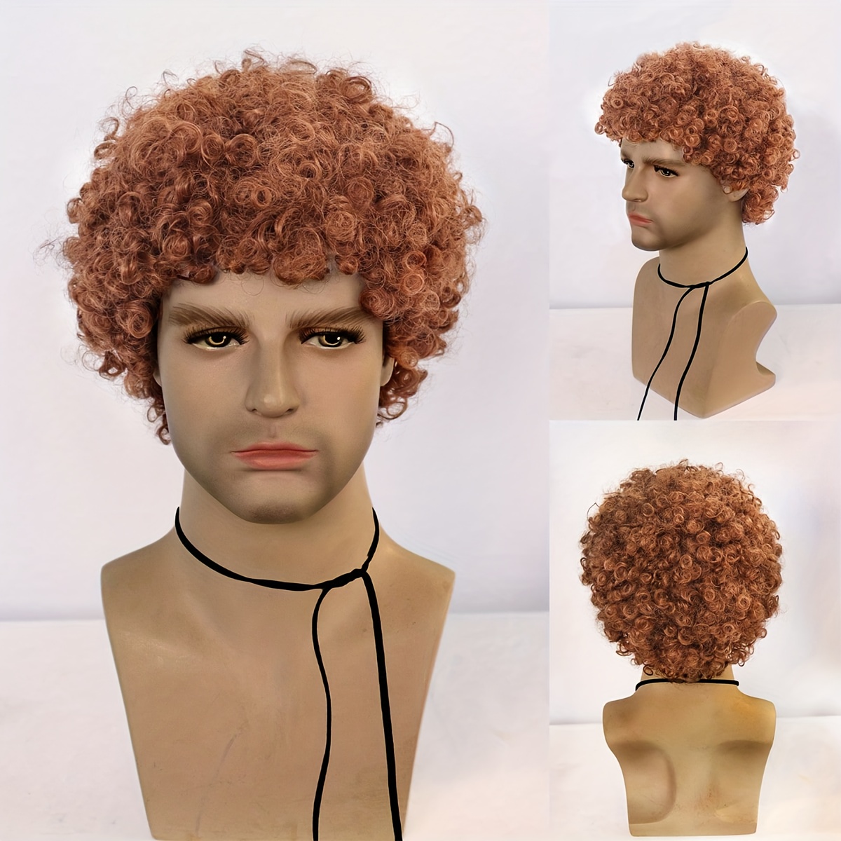 Parrucca Afro Riccia Lunga Per Costume E Cosplay - 55cm, Fibra Sintetica Termoresistente | Per Halloween E Feste