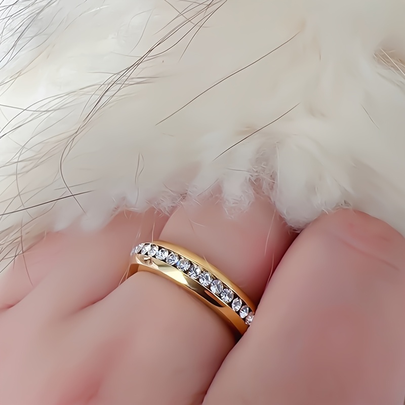 Inel pentru femei din oțel de titan, lățime 4mm, bijuterii unisex pentru nuntă și logodnă, cadou de Crăciun și aniversare