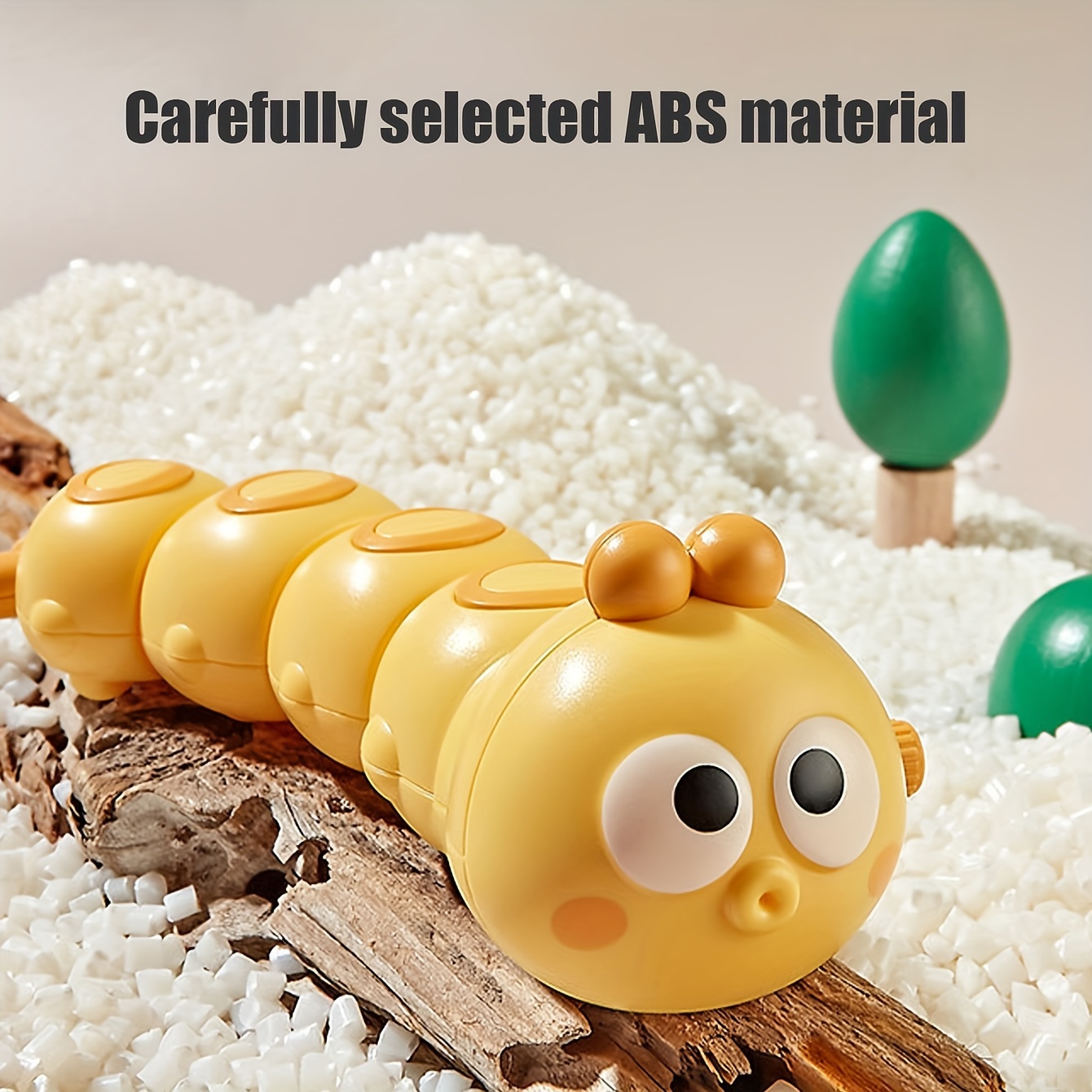1pc/2pcs/3pcs Caterpillar Toys, Sensory Toys, Parent Child Interactive Toys, Holiday Gifts for Kids, Party Favors (Random Rotation Handle), Interactive Play, Sensory Play, Durable Plastic, Sturdy Construction, Interactive Toy, Party Favor Pack