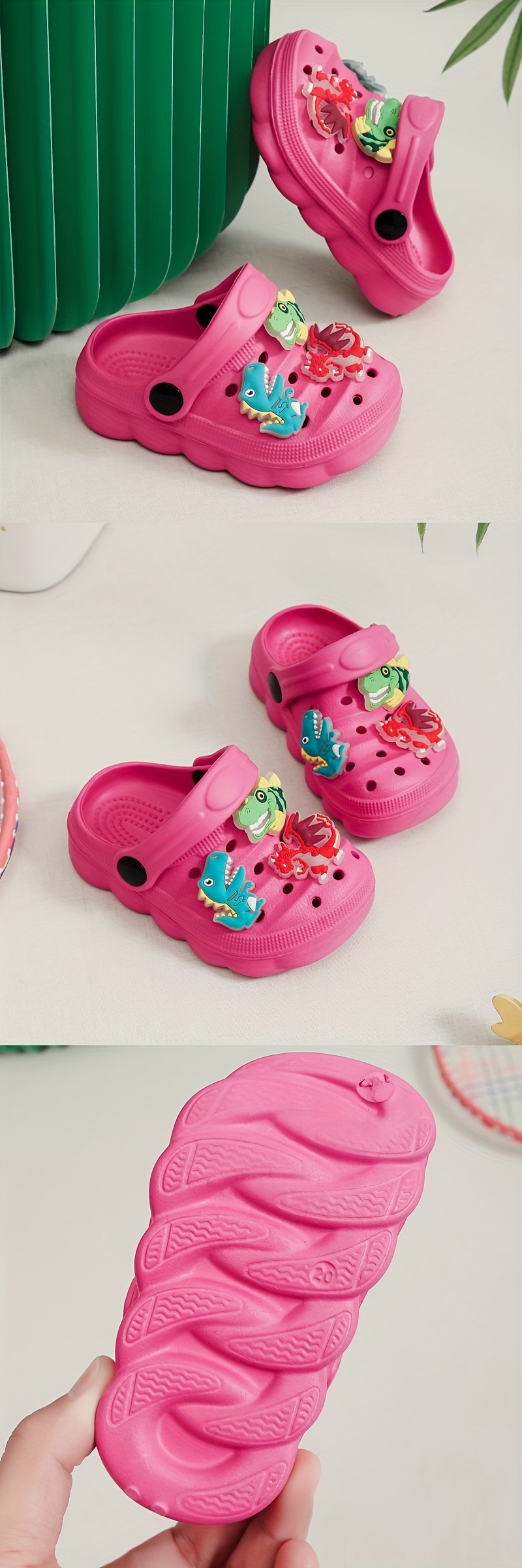 2025 Summer New Lightweight Cute Hole Shoes Anti-slip Indoor and Outdoor Wear Trendy Fashion Casual Clogs Sandals