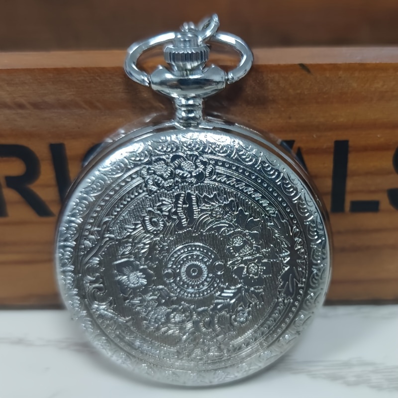 Engraved “To My Daughter” Pocket Watch w/ Chain – Vintage Style Quartz Gift To MY DAUGHTER  main image 4
