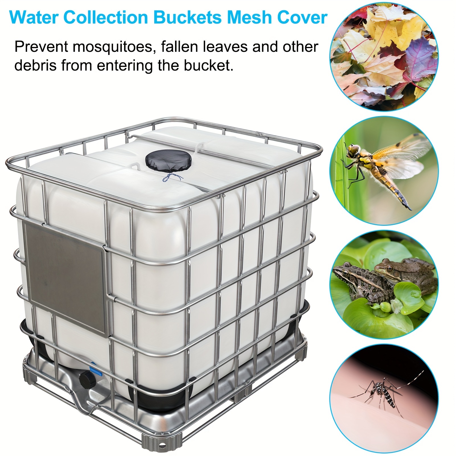 Mesh deksel 275 Gallon Ibc Tote PortableMesh deksel 275 Gallon Ibc Tote Portable  