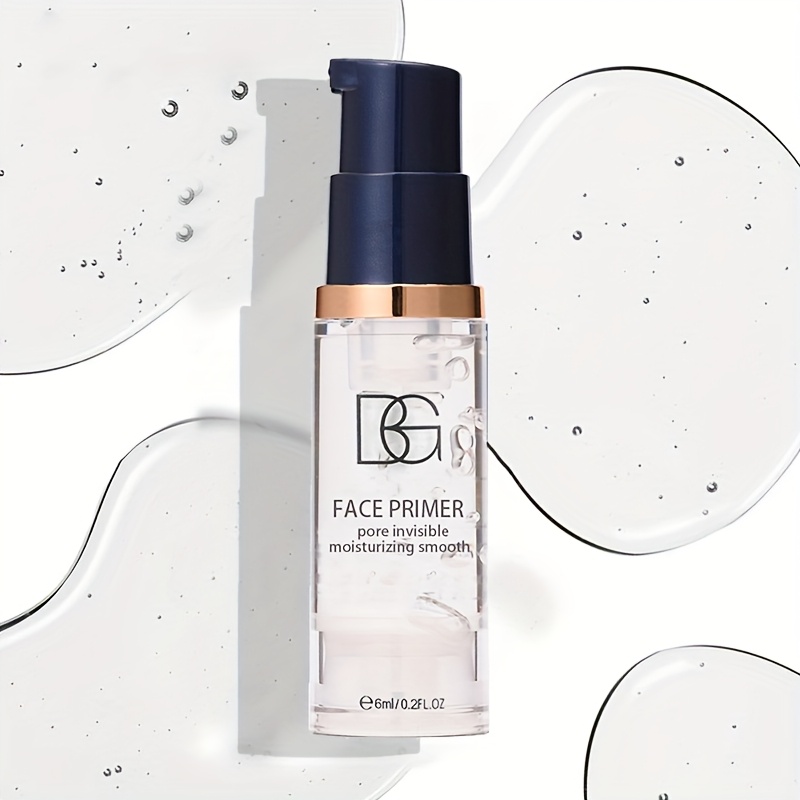 1pc/set Transparent Primer, Long-lasting Moisturizing, Light And Waterproof, Invisible Pores And , Suitable For Use, Compact And Portable