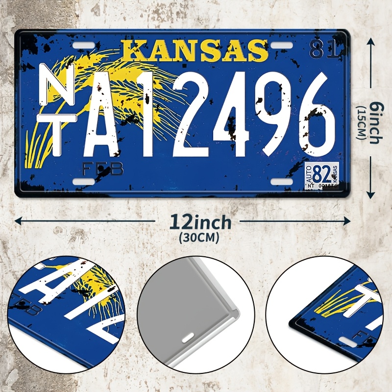 50pcs vintage state license plates 50 us states number tags