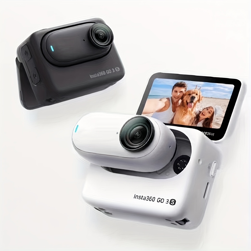 Insta360 GO 3S – a 4K Mini Camera That Is Portable And Multifunctional, Allowing for Hands-Free Use, Supports First-Person Perspective (POV), Can Be Mounted Anywhere, And Features Stabilization