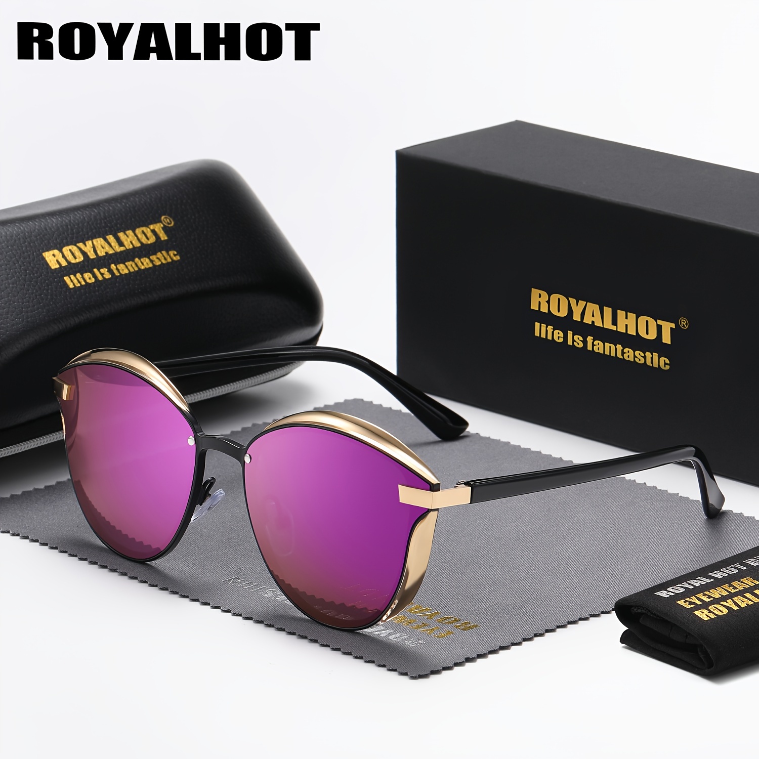 Women Men Polarized Alloy Quality Oval Frame Sunglasses Driving