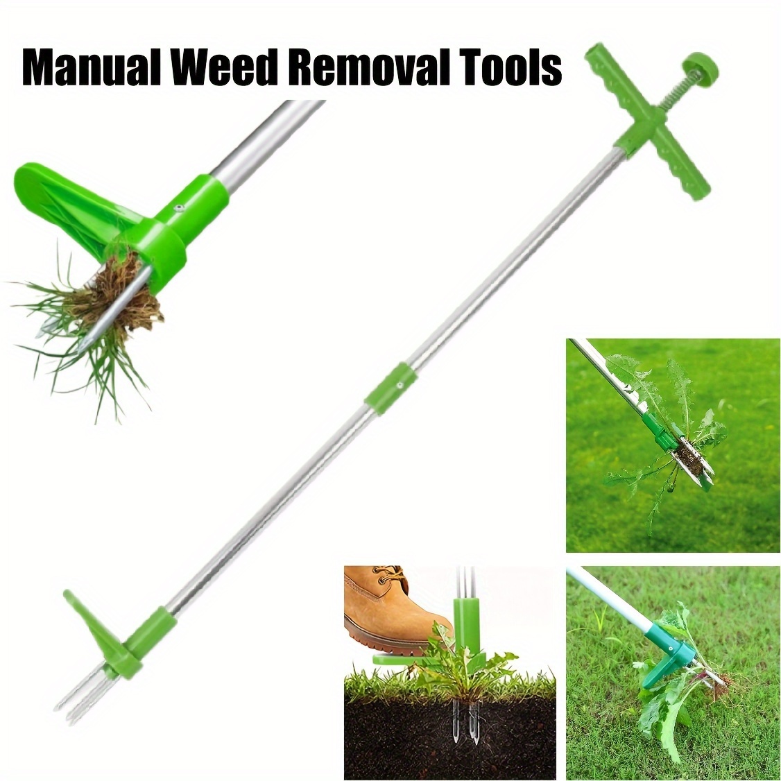TEMU Hand Tools Easy Weed Root Removal Shovel Tools, Weed Root Removal Tools Weed Puller, Garden Lawn Care Hand Tools And Equipment