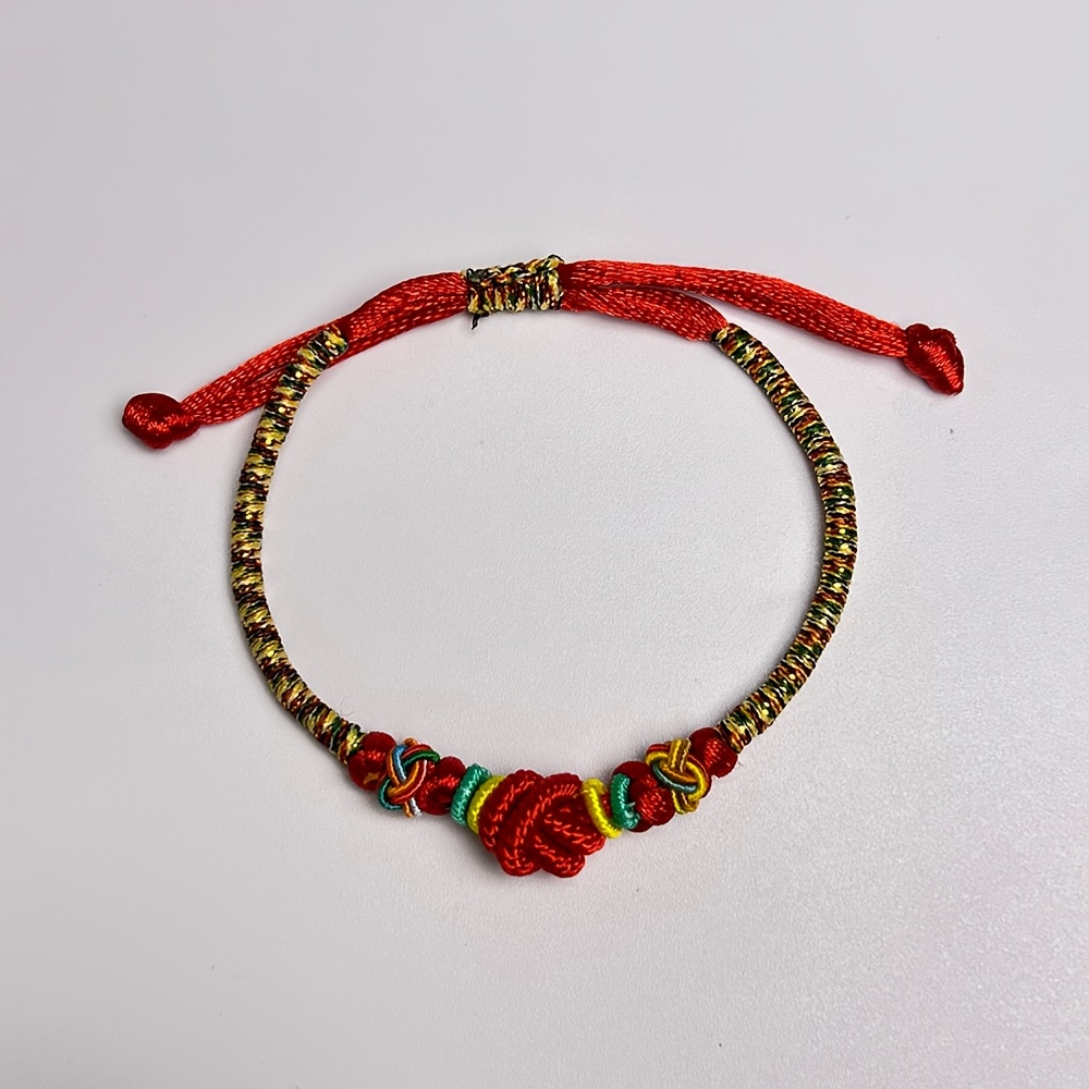 2pc Handmade Concentric Knot Blessing Bracelets Set