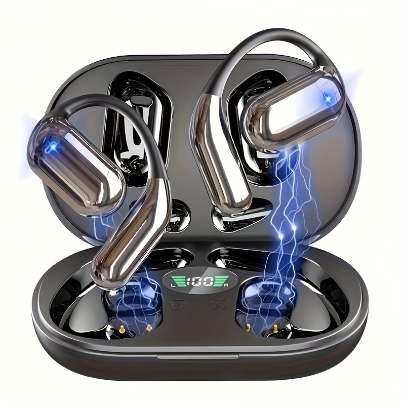 TEMU Mosyxe Bluetooth Earbuds, Bluetooth 5.4in Ear Wireless Earphones, , Clear Communication, With Enc Noise Cancelling Microphone, Led Digital