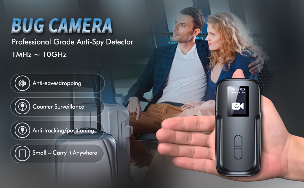 2026 latest hidden camera detectors with oled screen anti   detector bug camera detectors car hidden detector infrared detector rf detector anti eavesdropping finder device anti tracking for   hotel Product details 1