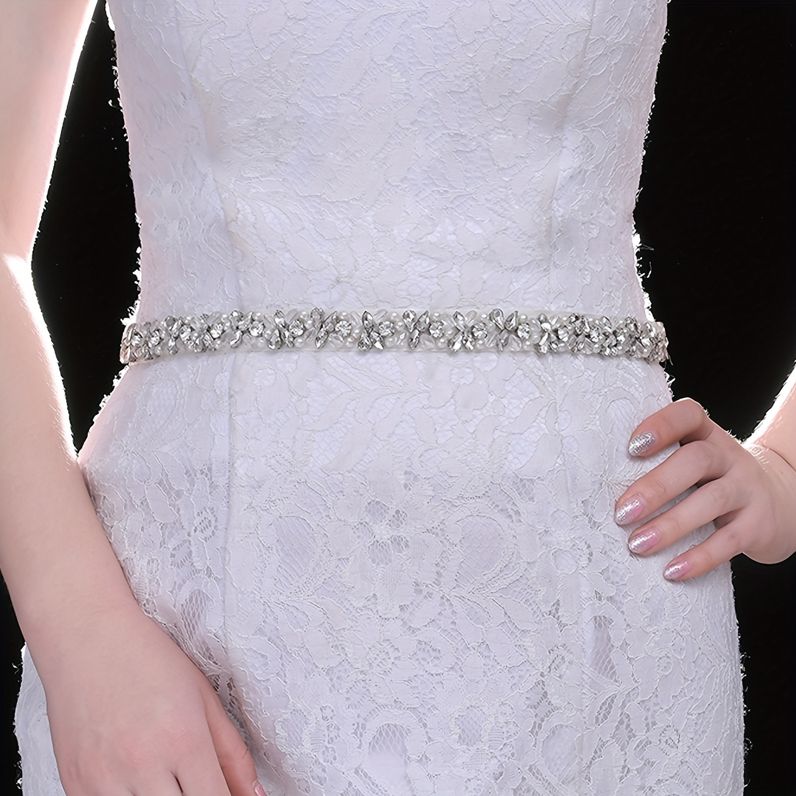 elegant waistband ribbon belt waist seal bridal Temu Philippines