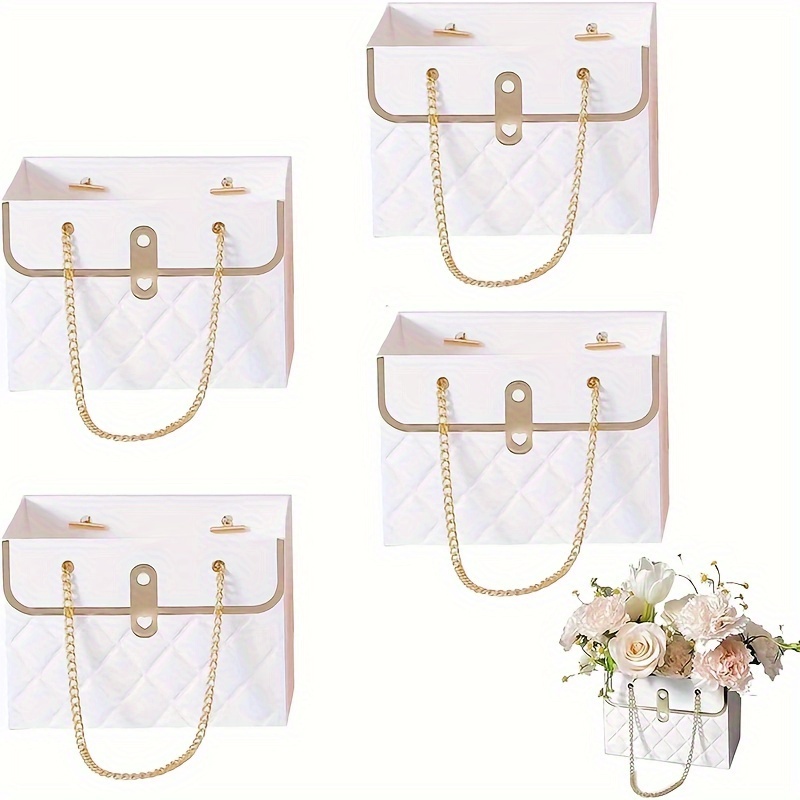 

Bag, 12 Pcs Bouquet Bag Rectangle Metal Tote Bag For , \ Christmas Decor For Christmas