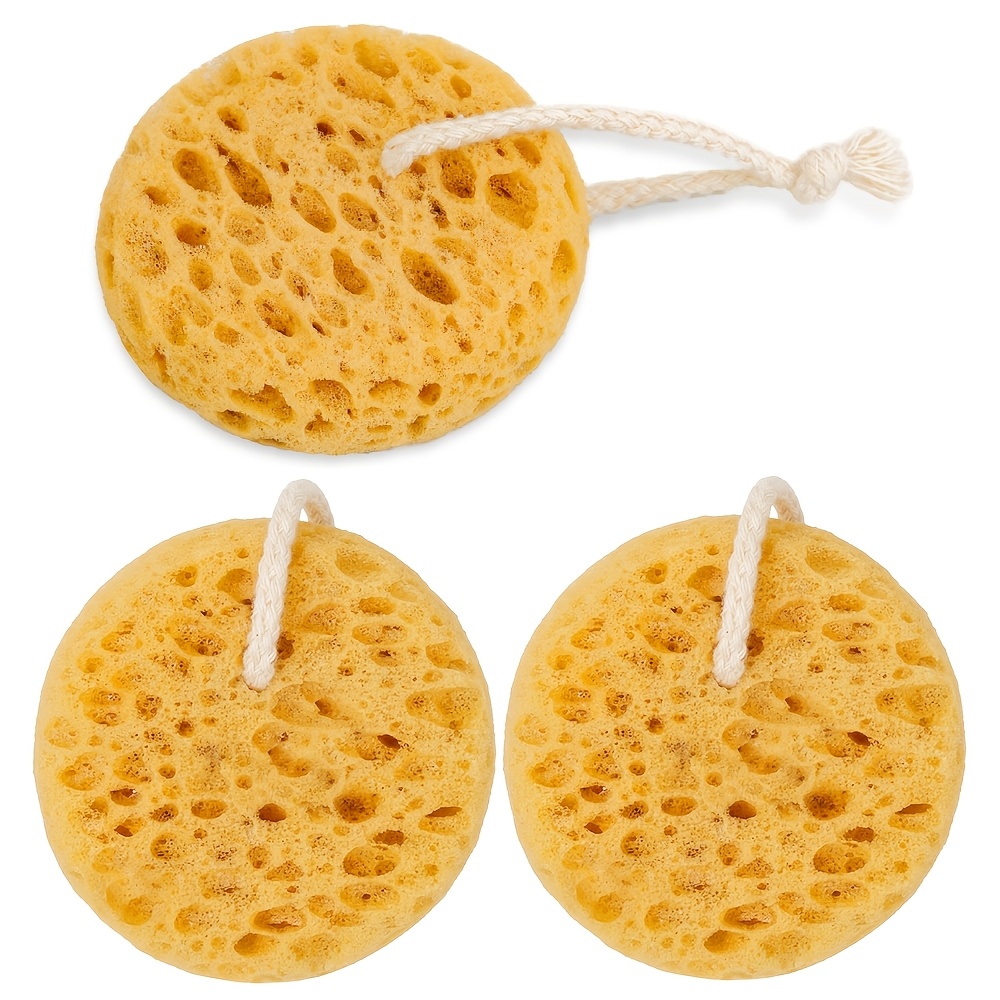 Soft Exfoliating Bath Sponge with Hanging Loop for Daily Use
