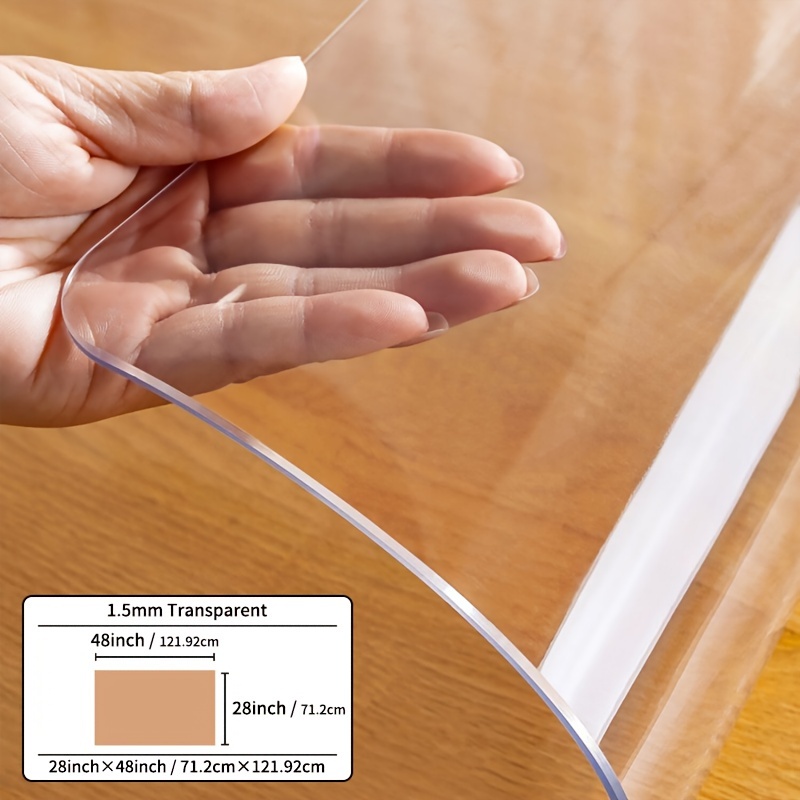 Protezione Tavolo Trasparente 120 cm 1,6 mm in PVC vidaXL | Leroy Merlin