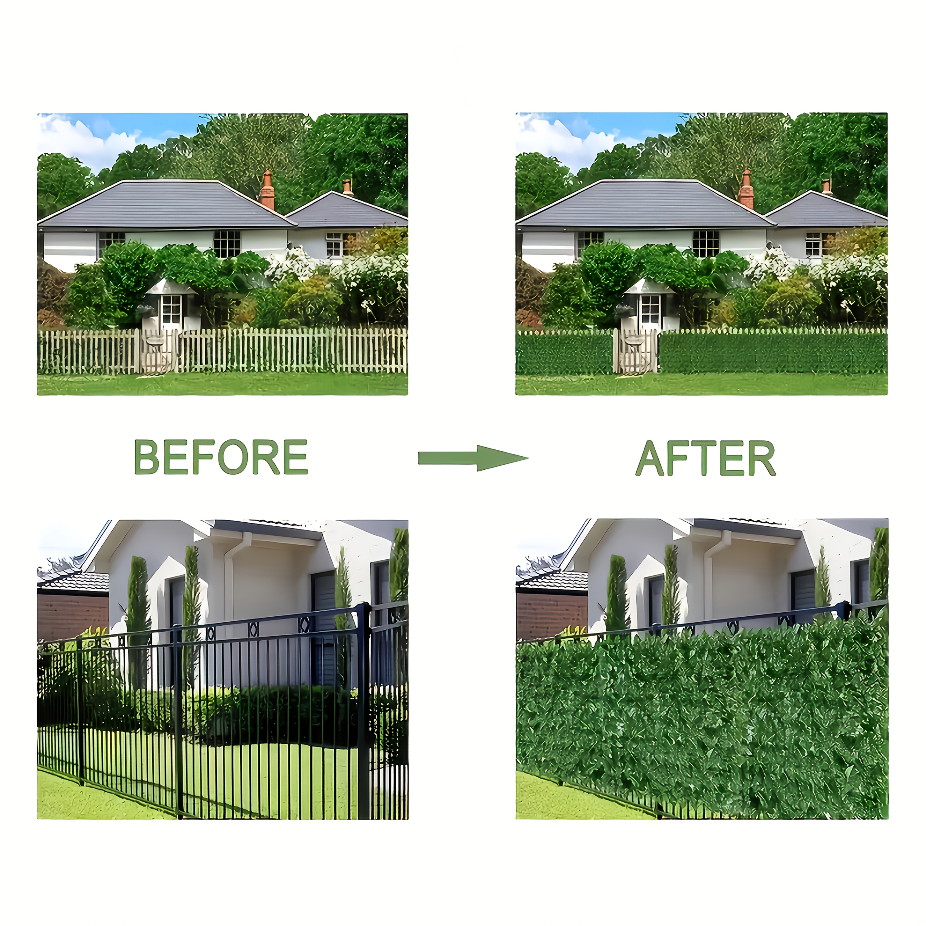 6 Rolls Total Length 236.2 Inches x 19.7 Inches, UV Durable Expandable Outdoor Artificial Vine Privacy Fence Panel - Durable Plastic Green Plant Barrier, Easy to Hang, Suitable for Outdoor/Indoor Use, Perfect for Patio, Garden, Balcony, Backyard, Natural Look, Ideal for Thanksgiving and More, Garden Privacy Solution | Natural Appearance | Easy Hanging Design, Outdoor Decoration