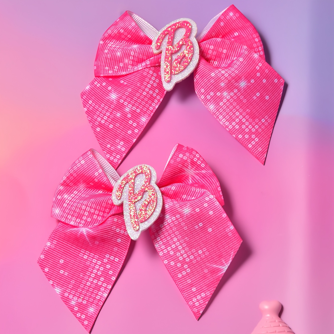 

2pcs Elegant Bow Hair Clips For Girls - , Fashion Accessory For Parties & Gifts