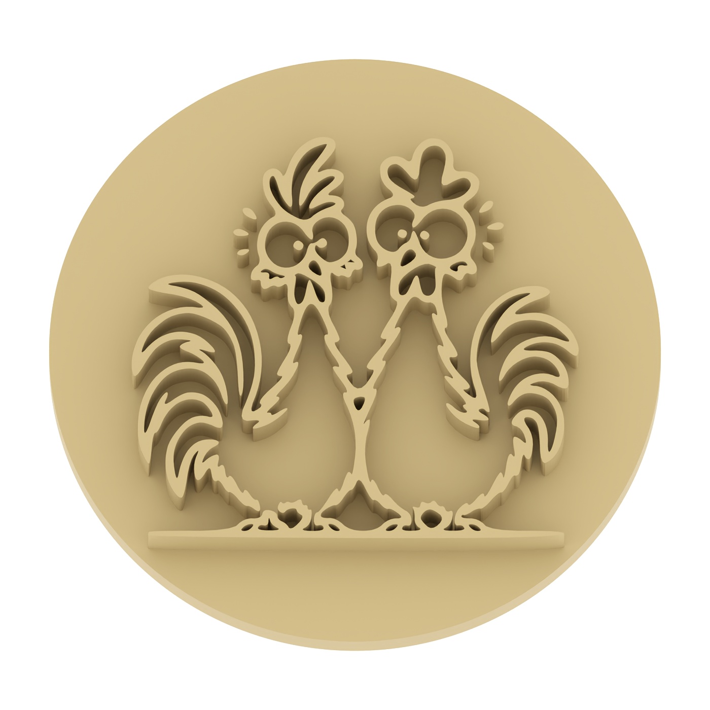 TEMU 1pc 1 Pair Dazed Chicken Texture Embossed Polymer Clay Texture Stamp - 1 Pair Dazed Chicken Texture Embossing Tools, Suitable For Independence