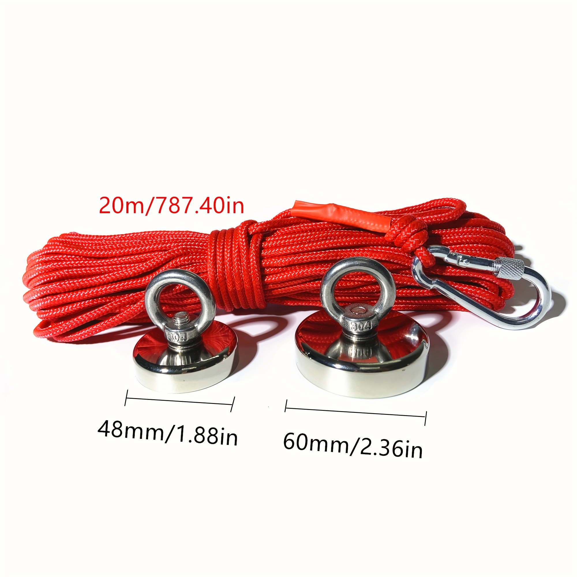 20M Fishing Strong Pull Force Treasure Hunting Salvage Rope With