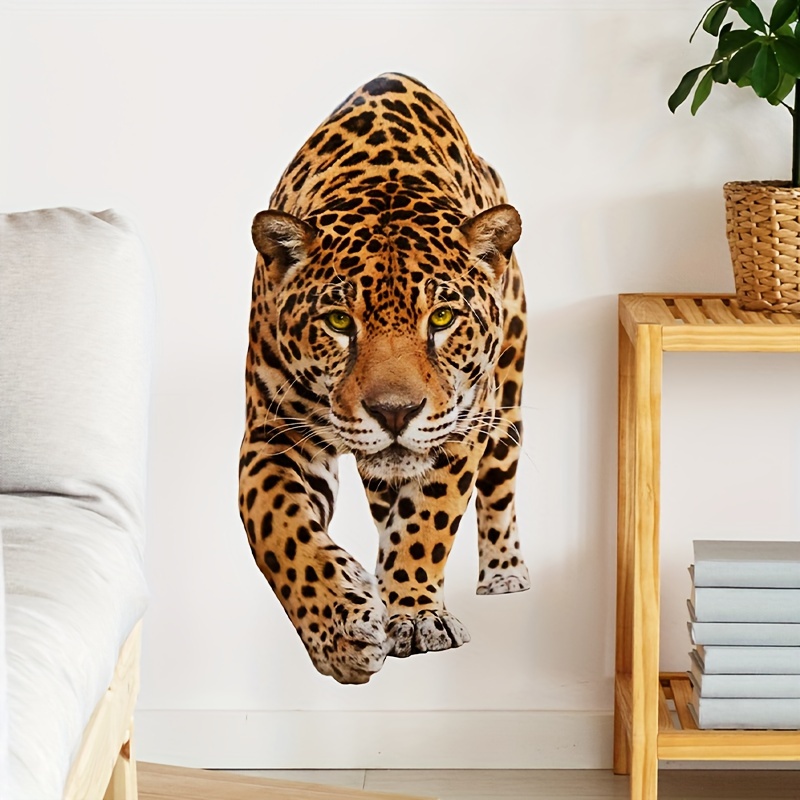 

1pc Animal Tiger Wall Sticker, Bedroom Living Room Home Decoration, Self-adhesive Wall Sticker, Removable Wall Sticker, Kitchen Sticker 30*60cm/11.8*23.6inch