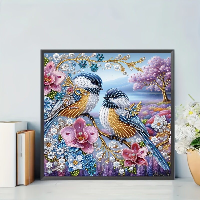 TEMU 1pc Adult Beginner Diamond Painting Kit, Diy 5d Special Shape Crystal Drill Diamond Painting Mosaic Craft, Handmade Creative Your Creative Inspiration And , Suitable For Home Wall Decoration Art.