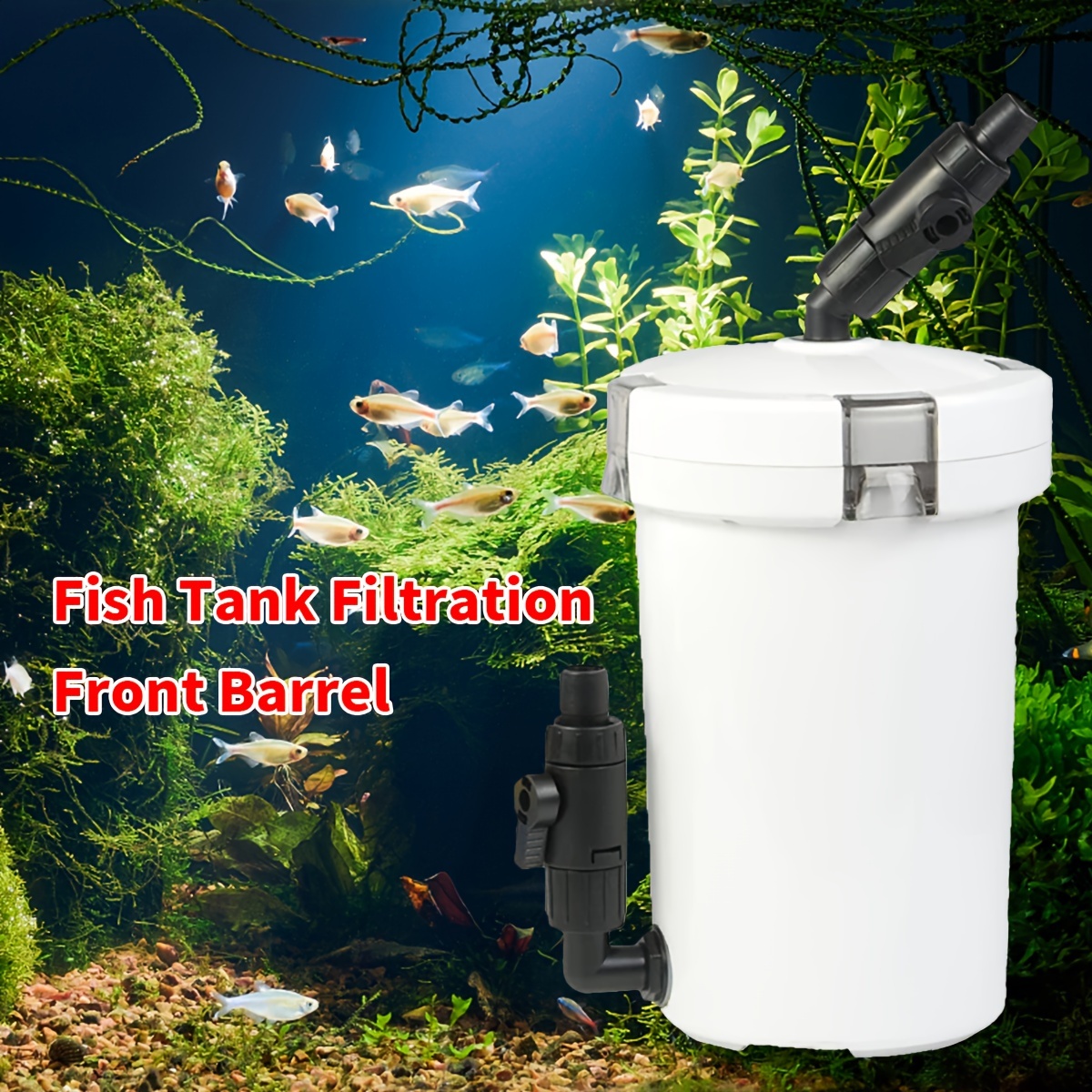 

Silent Aquarium Pre-filter Bucket - Non-powered, External Filtration System For Freshwater & Saltwater Tanks, Ideal For Fish And Seaweed Aquarium Filter System Filter For Fish Aquarium