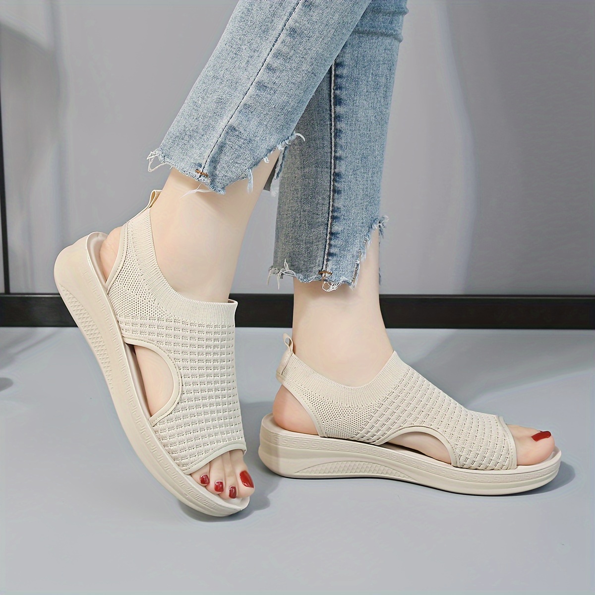Elanora™ Women's Mesh Slip-On Platform Sandals