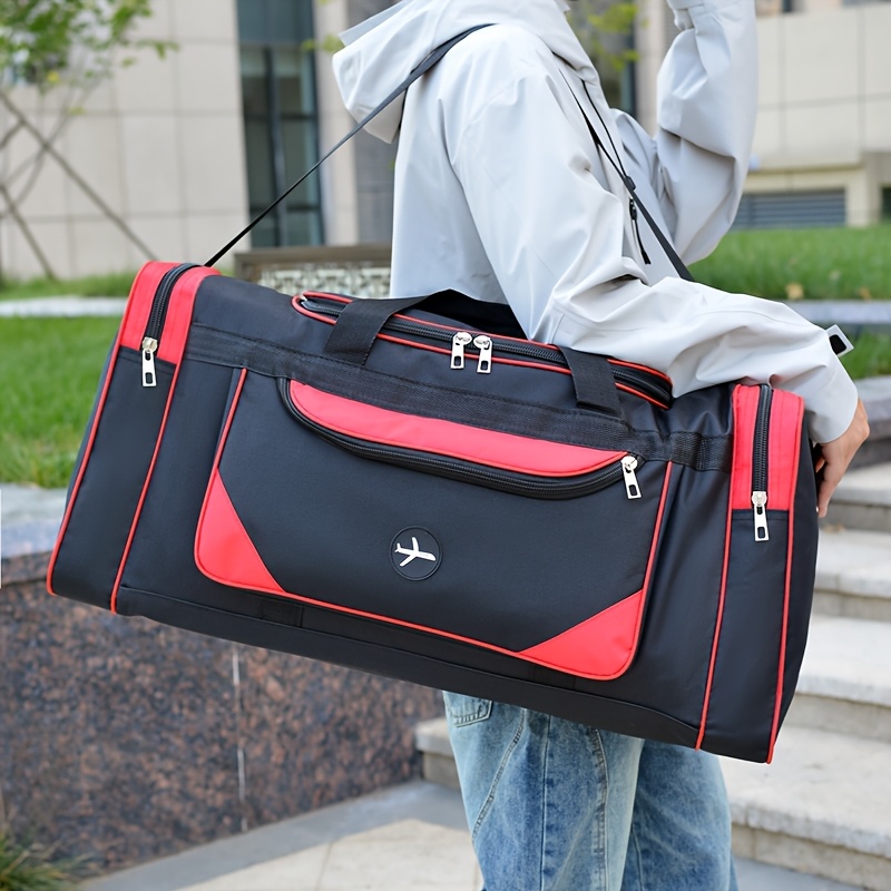 Foldable Travel Bag with Multi-Layer Pockets for Organisation