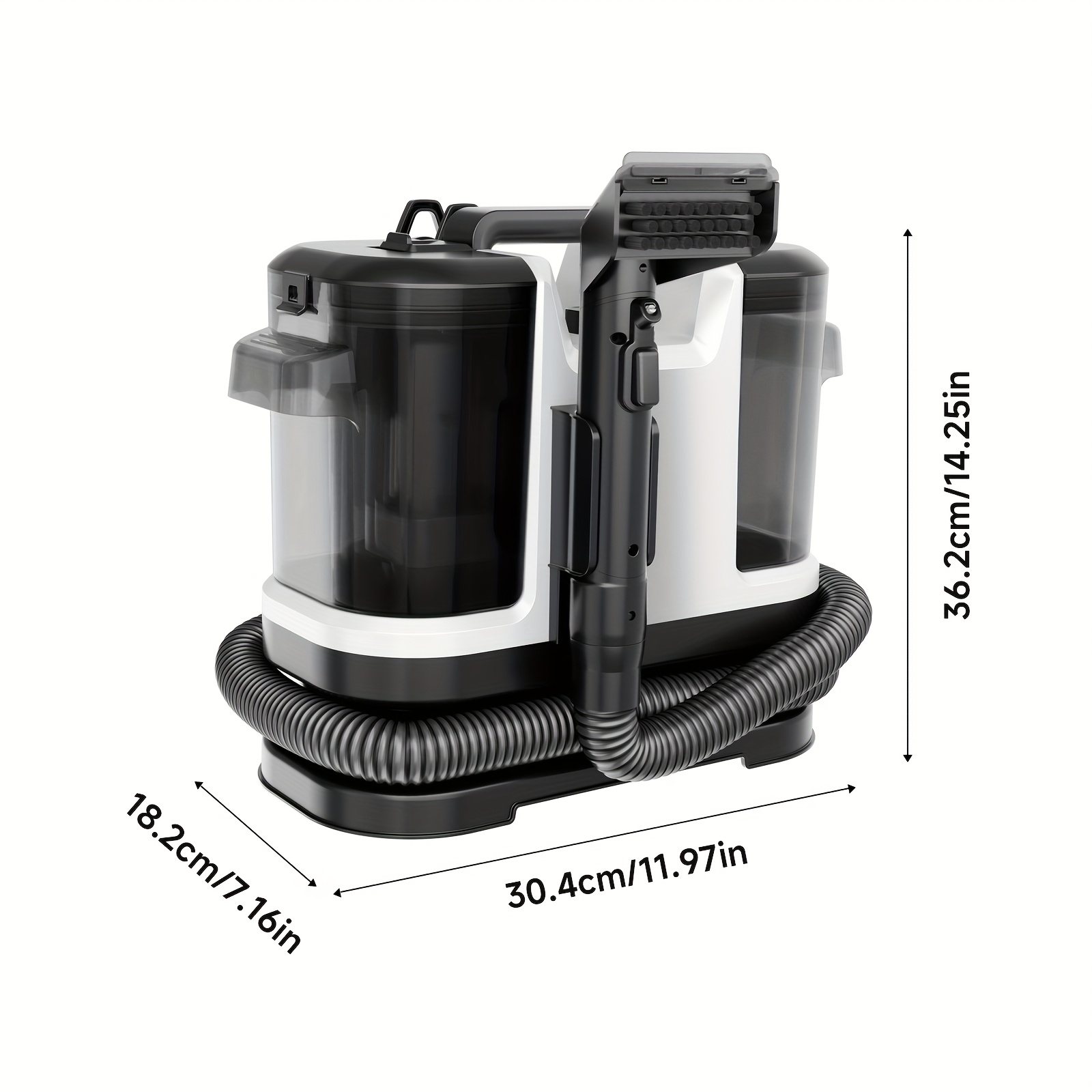 35kpa durable upholstery cleaner machine portable carpet upholstery spot cleaner with dual size brush blow and suction   resin body 5 7m length 120v operating voltage Product details 1