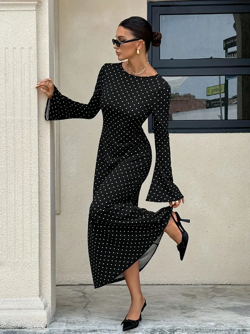 womens elegant a line dress hollow back tie front closure - Temu Bahrain womens elegant a line dress hollow back tie front closure - Temu Bahrain