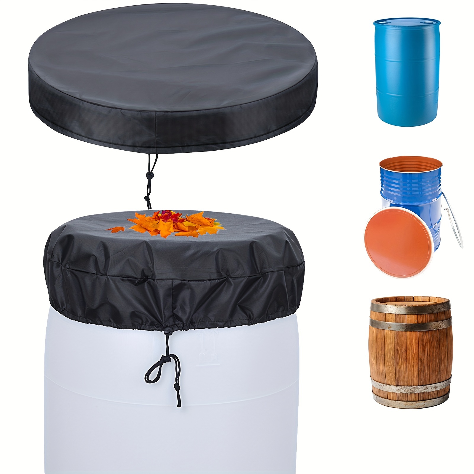 55 Gallon Drum Lid Cover 420d Oxford Cloth 1pc