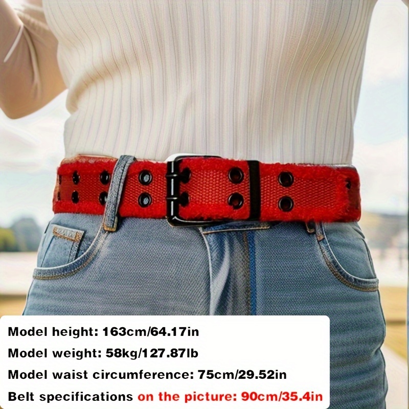 Ceinture double outlet trou