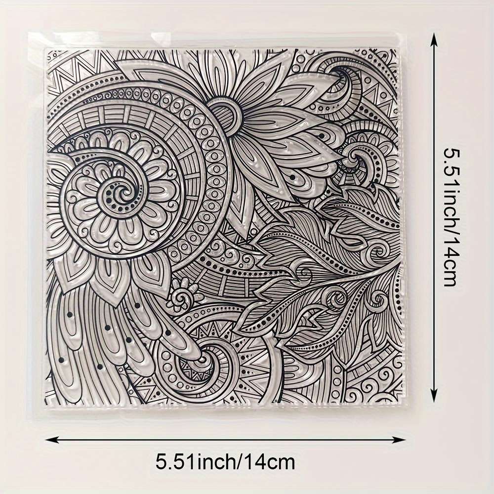 Image of Retro Patterns Clear Stamps/seals For Diy Scrapbooking/card Making/album Decorative Stamp Crafts