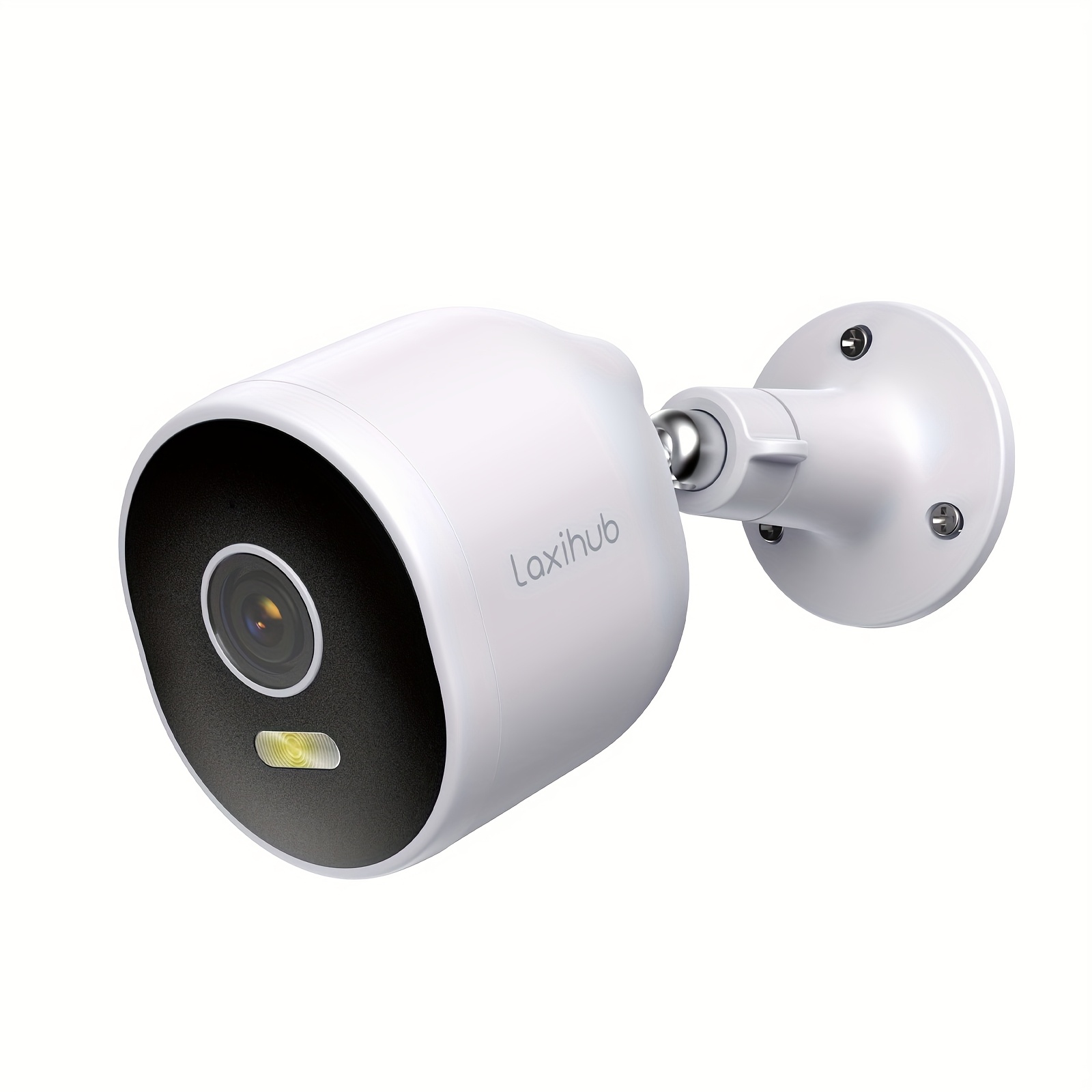 Image of Laxihub 3mp Wifi Outdoor Security Camera With Spotlight, Motion Alarm, 2-way Audio, Color Night Vision, Ai Detection For , Ip65, Sd Card/cloud Storage