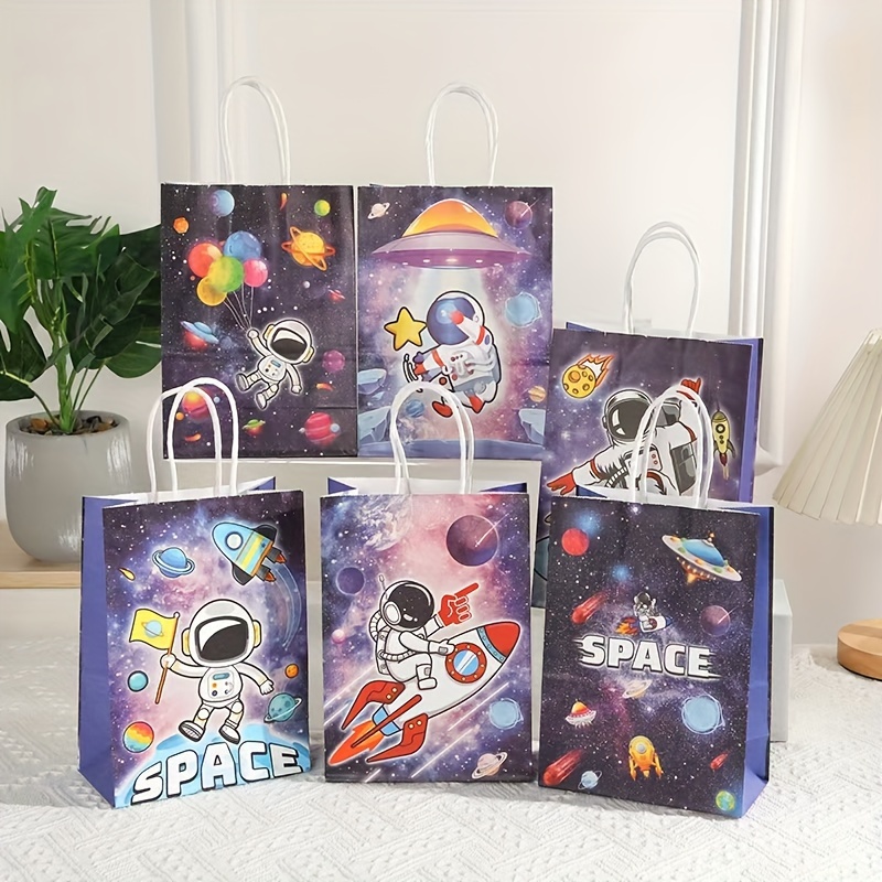 

12 Pcs 21x15x8cm Space Gift Bags With And - Birthdays, Bachelor Parties, And