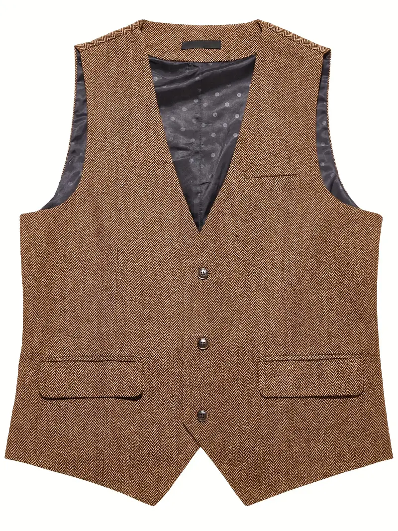 mens tweed vests wool blend herringbone vintage retro - Temu mens tweed vests wool blend herringbone vintage retro - Temu