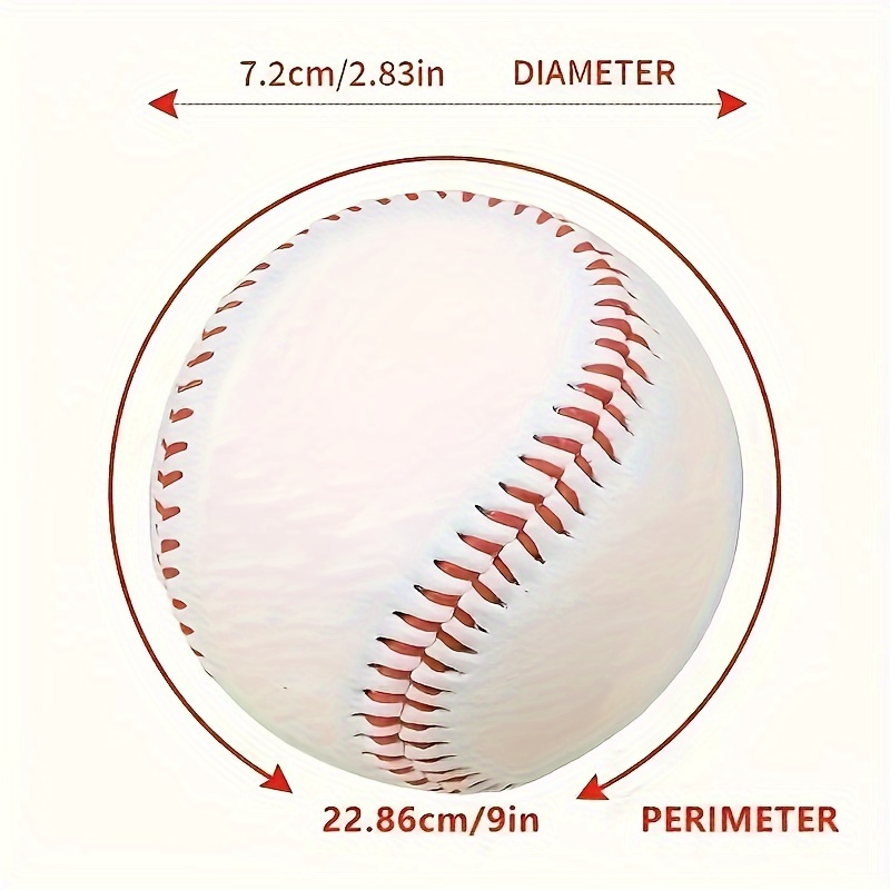 

24pcs/12pcs, Sports Baseballs For Throwing Practice, Outdoor Sports Baseballs, Pu Leather Sports Baseballs Baseballs, 9 Inch Ball