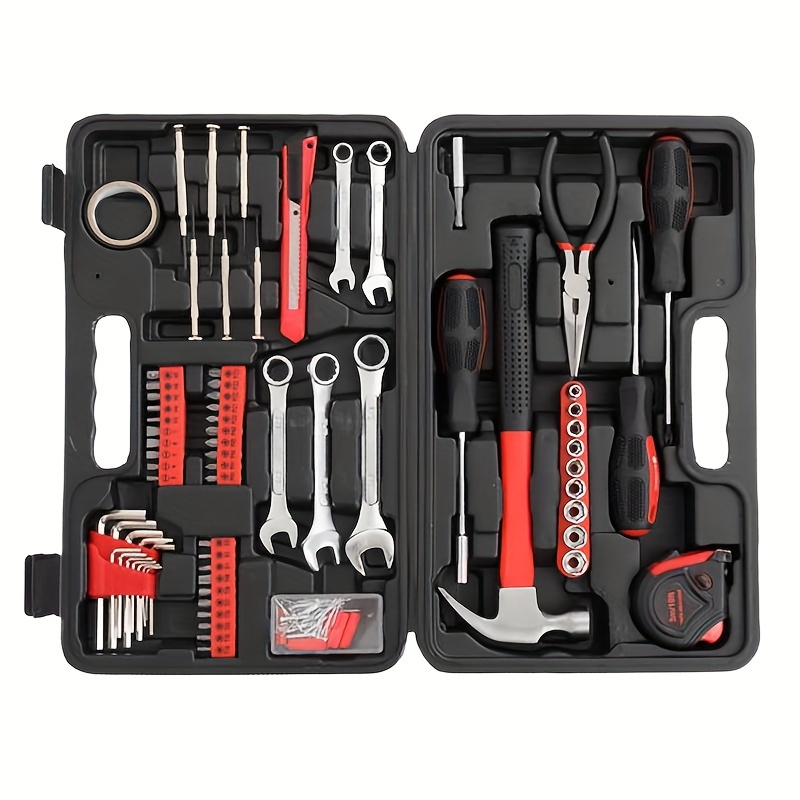 

148 Piece Automotive And Household Tool Set - Perfect For Car Enthusiasts And Diy Home Repairs