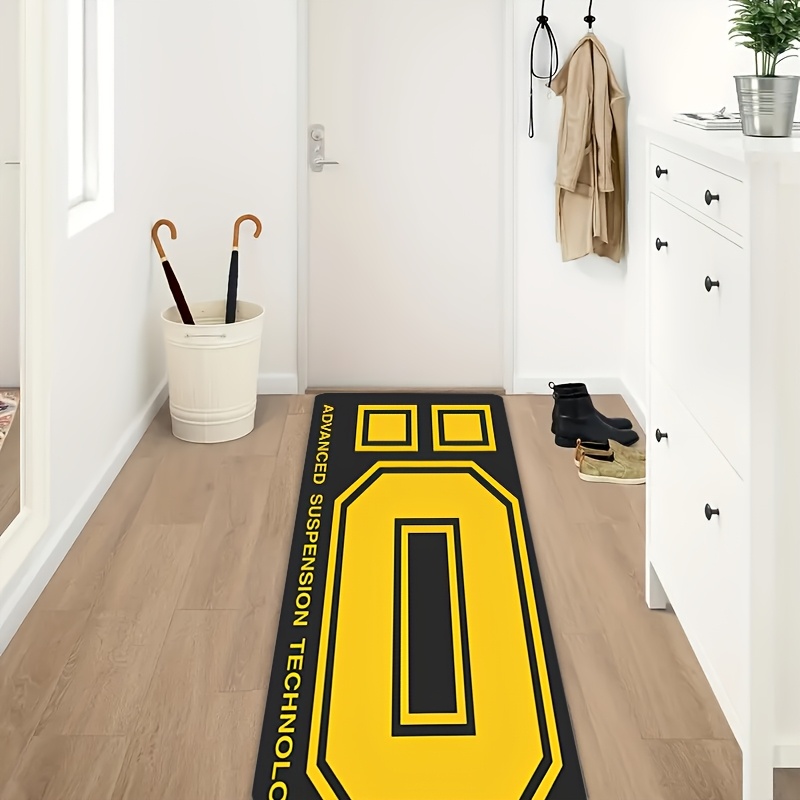 TEMU -1pc Motorcycle Racing Themed Carpet, Long Runner Mat, Non-slip Mat, Home Decor For Bedroom, Porch, Indoor Areas, Hallway, Living Room, Kitchen,