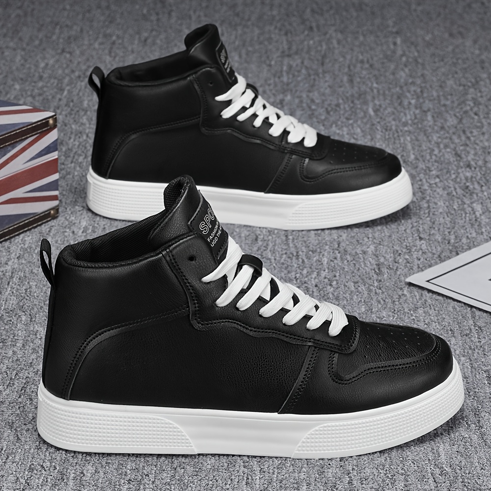 Zapatillas de Skate Casuales para Hombre Ligeras y Transpirables - Parte Superior Duradera de PU Antideslizante y Suela de PVC, Diseño Bajo con Cordones para Caminar al Aire Libre, Estilo Urbano Callejero - Zapatos Cómodos para Todas las Estaciones, Zapatillas Casuales | Diseño Elegante del Zapato | Confort Transpirable, Zapatos de Skate