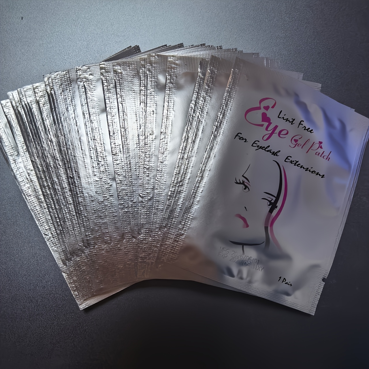 TEMU 50pcs Eyelash Extension Pads (1 Pack Of 2pcs Out Of 25 Packs) Premium Eye Pads | Durable Eyelash Pads, Eyelash Extension Patches, Eye Gel Pads