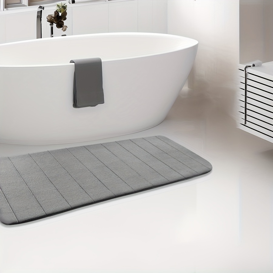 

Soft And Grippy Bath Mat: 40x60cm, 50x80cm, 50x120cm - Perfect For Your Tub, Shower, Or Bathroom Floor - Non-slip, Absorbent, And Machine Washable