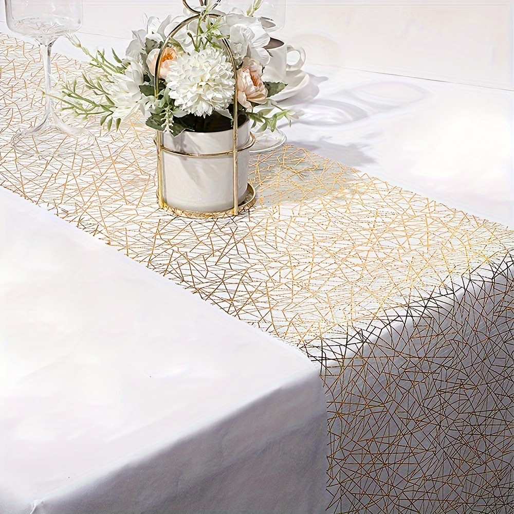 Tafelloper foil - goud - 150x45 cm