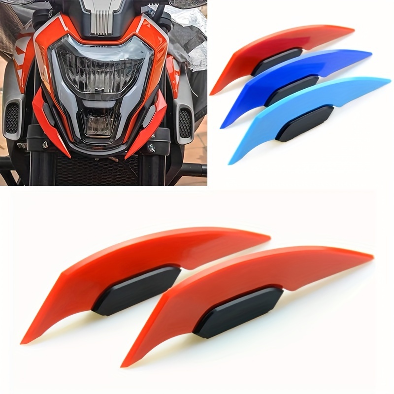 

3d Wind Deflector For Motorcycles, Abs Material, Customizable Color, Side Sticker, Personalized Modification, For Scooter Electric Bikes, Compatible With Models